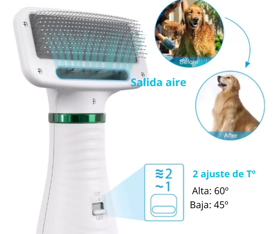 CEPILLO SECADOR DE MASCOTA
