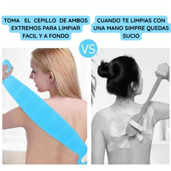 CEPILLO EXFOLIANTE DE GEL X 2