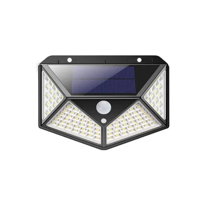 Foco Solar Led Exterior 100 Led Con Sensor de Movimiento