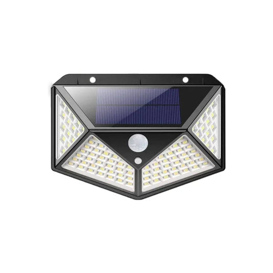 Foco Solar Led Exterior 100 Led Con Sensor de Movimiento