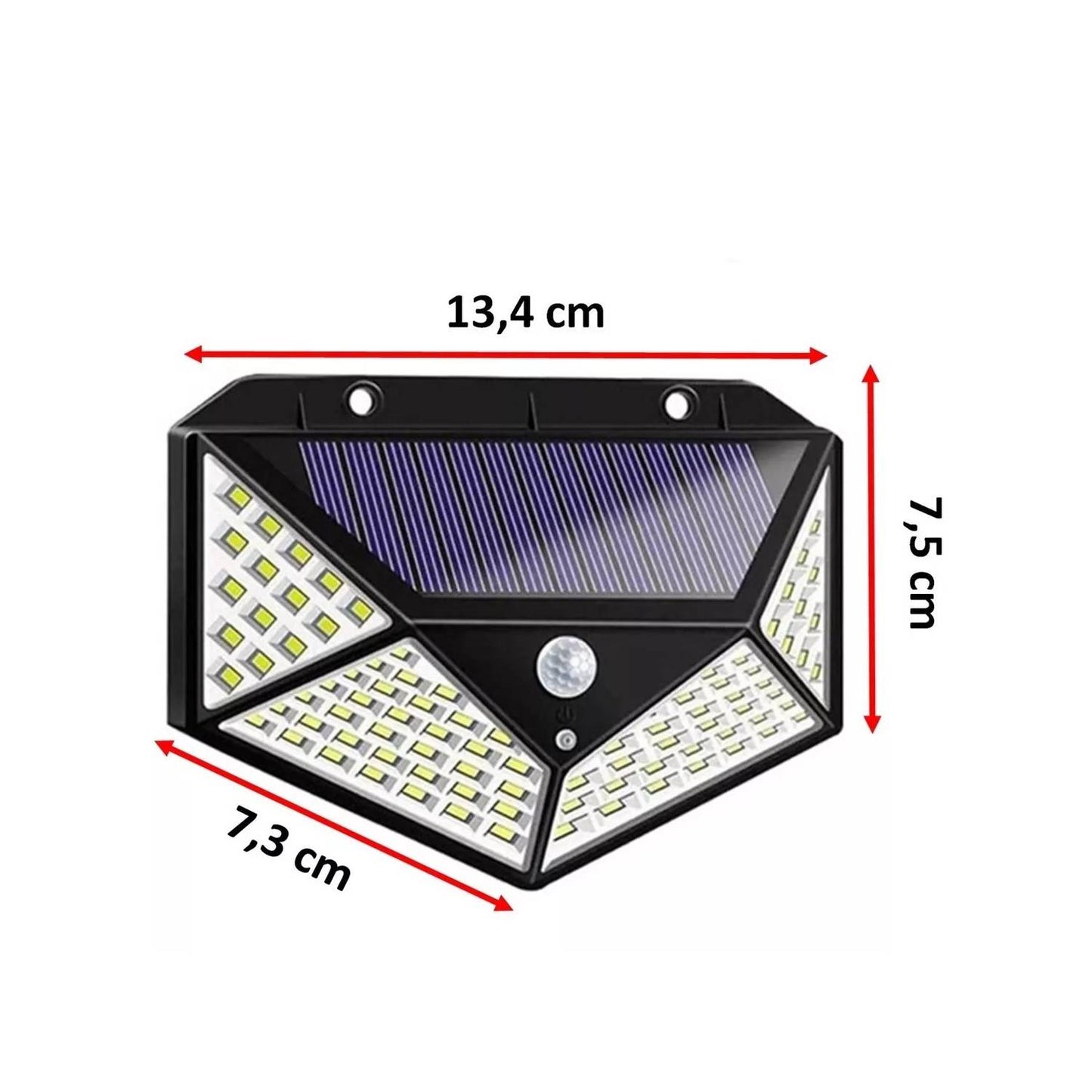 Foco Solar Led Exterior 100 Led Con Sensor de Movimiento