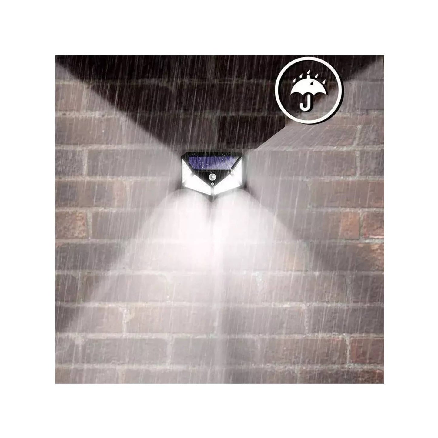Foco Solar Led Exterior 100 Led Con Sensor de Movimiento
